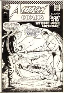 Curt Swan and George Klein Action Comics #350 Cover Superman Original Art (DC, 1967). Secret of the - | Heritage