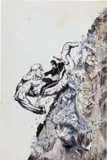 Bernie Wrightson and Rick Bryant (attributed) Star-Lord Illustration Original Art (Marvel, 1975). Star-Lord -