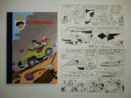 Mau, Bob | Kari Lente - Luxe album met originele pagina - De dubbelganger - Oplage: 30 ex. - Cartonné - EO - (2008) | Catawiki