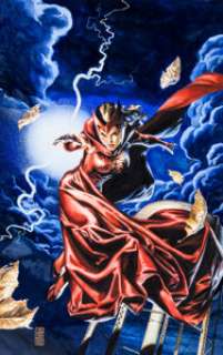 J. G. Jones Avengers V3 #70 Cover Painting Scarlet Witch Original Art Cover (Marvel, 2003). Wanda Maximoff aka -