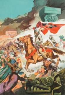 Bruno Premiani Classics Illustrated #156 "The Conquest of Mexico" Cover Original Art (Gilberton, -