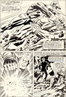 Jack Kirby and Frank Giacoia Tales of Suspense #81 Story Page 6 Captain America Original Art (Marvel - | Heritage