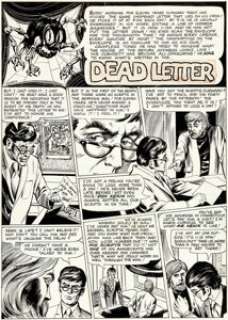 Norman Nodel (as Donald Norman) Web of Horror #1 Complete Story Original Art (Major Magazines, 1969). From -