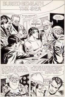 Mike Sekowsky, Joe Giella, and Frank Giacoia Undersea Agent #2 Complete 10-Page Story Original Art (Tower, - | Heritage