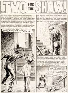 Bill Elder Crime SuspenStories #17 Complete 7-Page Story Original Art (EC, 1953). In "...Two for the -