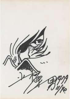 Kazuo Komatsubara Hand-Drawn Illustration "Space Pirate Captain Harlock" | Mandarake (Big Web)