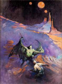 Frank Frazetta The Amsirs and the Iron Thorn Painted Book Cover Original Art (Fawcett, 1967). The 1967 - | Heritage