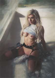 Calas, J.M. | Jean Michel Calas - Dessin original en couleur - Érotique art - Format dessin: 21 x 31,4 cm. - (2023) | Catawiki