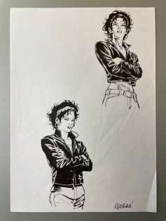 Guérineau, Richard | Guérineau, Richard - Dessin original - Le Chant des Stryges | Catawiki