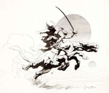 Frank Frazetta - Thuvia, Maid of Mars Illustration Original Art (Science Fiction Book Club, 1972). A - | Heritage