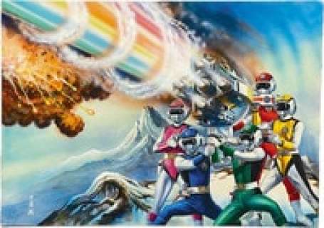 Masami Watanabe Hand-Drawn Color Illustration "Supernova Flashman" | Mandarake (Big Web)