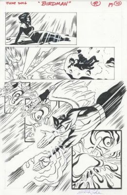 Steve Rude | Bird Man: Future Quest #3, Page 10 (2016) | Galerie 9ème Art