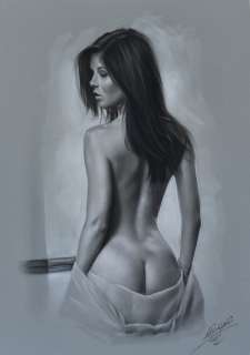 Denis Prenzel | Denis Prenzel - Original drawing - Jenna- Size: 29,7 x 42 cm - Page volante - Exemplaire unique - (2023) | Catawiki