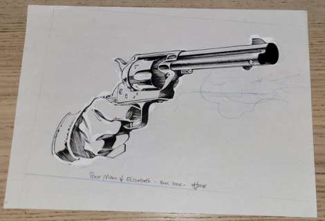 Vatine, Olivier | Vatine, Olivier - Dessin original - Angela - (2006) | Catawiki