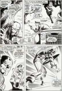 Gene Colan and Joe Sinnott Captain America #116 Page 4 Original Art (Marvel, 1969).... | Heritage