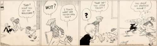 Walter Berndt Smitty Daily Comic Strip Original Art dated 7-27-33 (Chicago Tribune, 1933)....