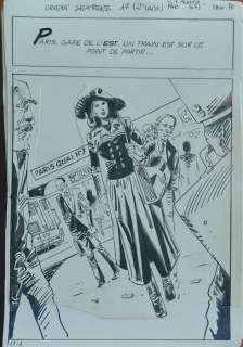 Giuseppe Montanari | Orient Sexpress - Giuseppe Montanari - 78x tavole originali - Storia completa 17. Bagage à nain - Page volante - (1990) | Catawiki