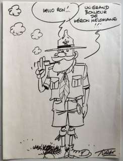 Turk | Turk - Dessin original dédicacé - Clifton | Catawiki