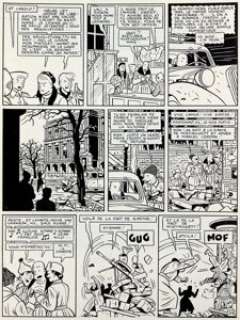 Yves Chaland Freddy Lombard T.4 - Vacances Ã  Budapest Planche 34 (1988).... | Heritage