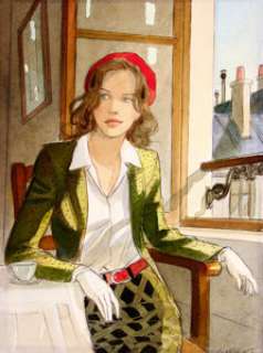 Jean-Pierre Gibrat La Parisienne au béret rouge (s.d.).... | Heritage