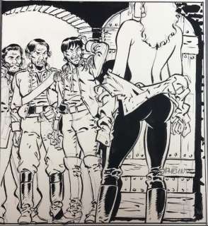 Meynet, Félix | Meynet, Félix - Dessin original - Sauvage | Catawiki