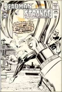 Neal Adams Strange Adventures #210 Deadman Cover Original Art (DC, 1968).... | Heritage