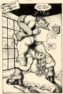 Robert Crumb | Artistic Comics (#nn) Back Cover Original Art (Golden Gate Publishing Company, 1973). | Heritage