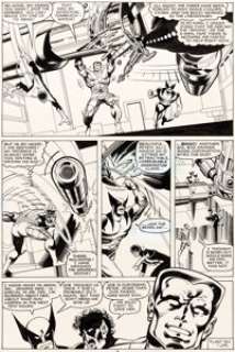 John Byrne and Terry Austin X-Men #136 Story Page 5 Original Art (Marvel, 1980).... | Heritage