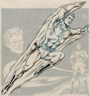  - Murphy Anderson Who‘s Who: The Definitive Directory of the DC Universe #4 Captain Comet Original Art (DC, 1985)....