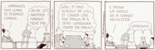  - Scott Adams Dilbert Daily Comic Strip Original Art dated 5-4-93 (United Feature Syndicate, 1993)....