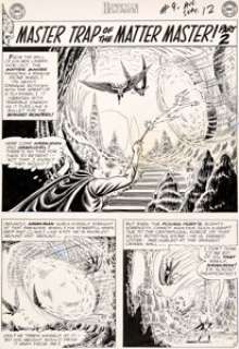 Murphy Anderson Hawkman #9 "Master Trap of the Matter Master!" Part 2 Original Art Group of 10 (DC, 1965).... (Total: 10 Original Art) | Heritage