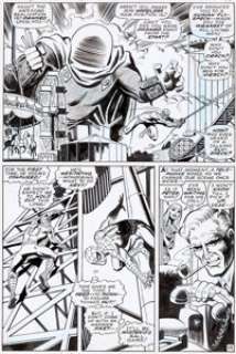 John Romita Sr. and Jim Mooney Amazing Spider-Man #67 Story Page 15 Original Art (Marvel, 1968).... | Heritage