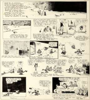  - George Herriman Krazy Kat Sunday Comic Strip Original Art dated 5-2-20 (King Features Syndicate, 1920)....