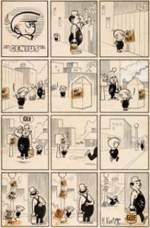 Harvey Kurtzman Al Capp‘s Li‘l Abner #77 Complete 1-Page "Genius" Story (Toby Press, 1950)....