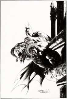 Bernie Wrightson - Batman Illustration Original Art (undated).... | Heritage