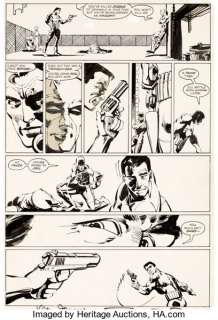 Frank Miller and Klaus Janson Daredevil #184 Page 19 Original Art (Marvel, 1982). The Punisher and -