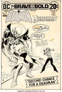 Nick Cardy Brave and the Bold #104 Batman and Deadman Cover Original Art (DC, 1972)....