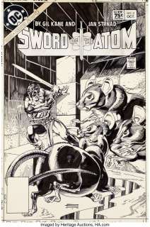 Gil Kane Sword Of The Atom #2 Couverture et Histoire Originale Complète Groupe de 24 (DC, 1983).... (Total: 24 Original Art) | Heritage