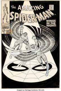 John Romita Sr. Amazing Spider-Man #63 Cover Original Art (Marvel, 1968). It is no small thing that we say - | Heritage