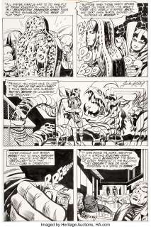 Jack Kirby and Vince Colletta - Mister Miracle #4 Story Page 21 Original Art (DC, 1971).