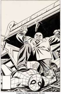 Dave Cockrum and Frank Giacoia - Amazing Spider-Man #197 Cover Kingpin Original Art (Marvel, 1979).