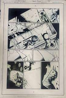 Alejandro Barrionueva (Penciller) & Francis Portela (Inker) | Gotham Knights #52 Pages 15 - Gotham Knights - Exemplaire unique | Catawiki