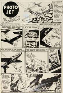 Andru, Ross | Ross Andru and Mike Esposito Jet Fighters #6 Story Page 10 Original Art (Standard Comics, 1953).... | Heritage