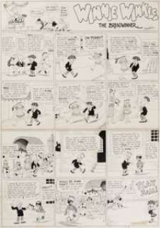 Branner, Martin - Martin Branner Winnie Winkle Sunday Comic Strip Original Art dated 5-3-25 (Chicago Tribune, 1925)....