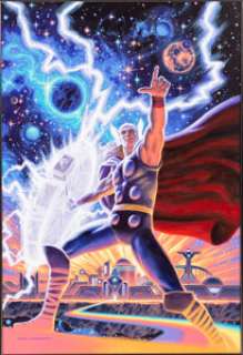 Hildebrandt, Greg - Greg Hildebrandt Thor #9 (735) Variant Cover Original Art (Marvel, 2021)....