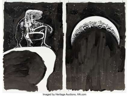 Miller, Frank - Frank Miller Sin City: Hell & Back #1 Inside Front Cover Original Art (Dark Horse, 1999).... (Total: 2 Original Art)