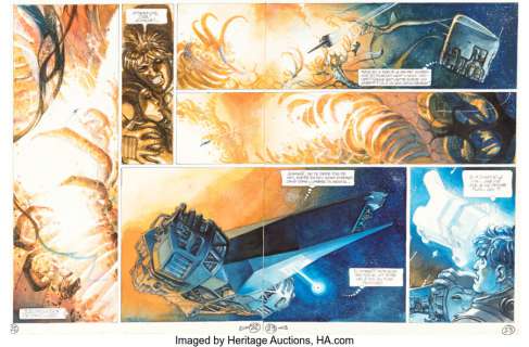 Juan Giménez Metabarons #4 Story Pages 22-23 Original Art (Les Humanoïdes Associés, 1997).... | Heritage
