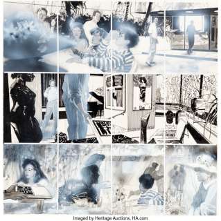 Sienkiewicz, Bill - Bill Sienkiewicz Big Numbers #2 Story Page 35 Original Art (Mad Love Publishing, 1990)....