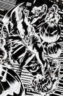 Hitch, Bryan - Bryan Hitch Secret Invasion: Dark Reign #1 Cover Original Art (Marvel, 2009)....