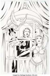 Hadley, Amy - Amy Reeder Hadley and Richard Friend Madame Xanadu #9 Cover Original Art (DC, 2009)....